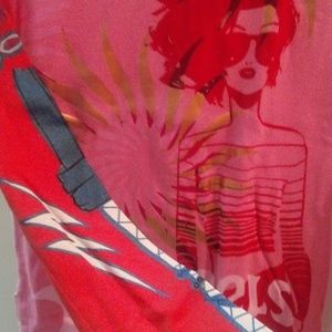 CUSTO BARCELONA PINK ORIGINAL FUNKY TOP